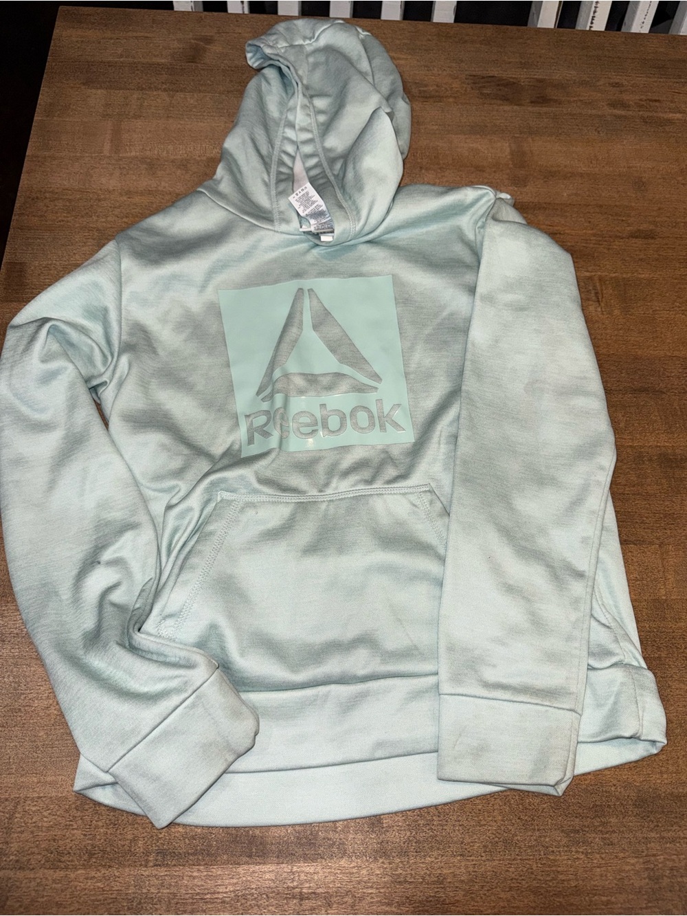 Reebok Kids Light Mint Pullover Hoodie